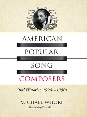 cover image of American Popular Song Composers